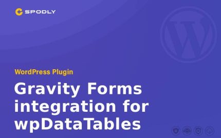 Gravity Forms integration for wpDataTables