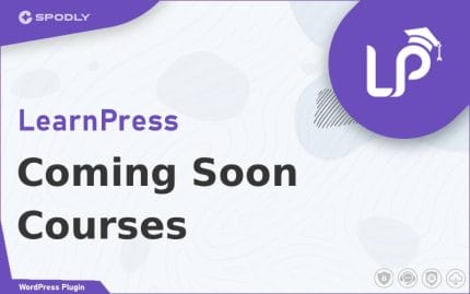 LearnPress - Coming Soon Courses