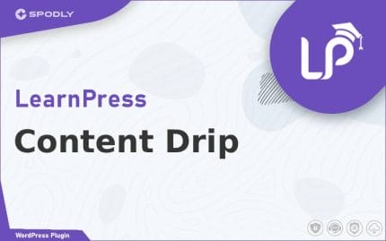LearnPress - Content Drip