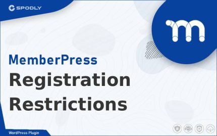 MemberPress - Registration Restrictions