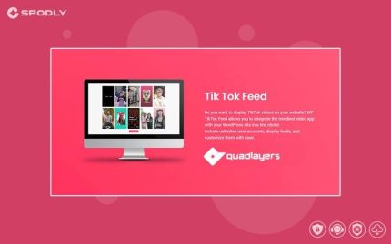 TikTok Feed PRO by Quadlayers Wordpress plugin