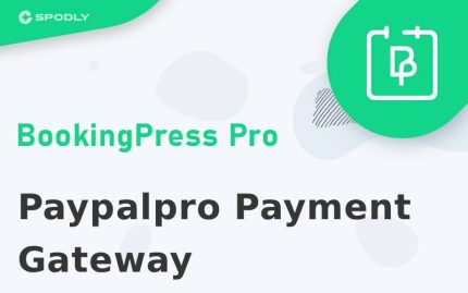 Wordpress Plugin BookingPress Pro - Paypalpro Payment Gateway