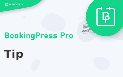Wordpress Plugin BookingPress Pro - Tip
