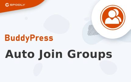 Wordpress Plugin BuddyPress - Auto Join Groups
