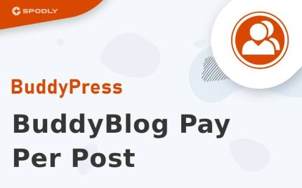 Wordpress Plugin BuddyPress - BuddyBlog Pay Per Post