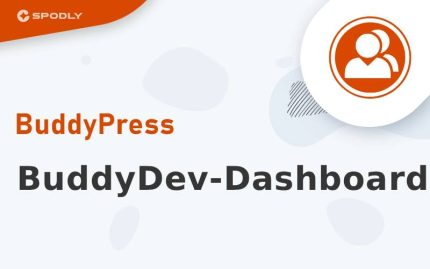 Wordpress Plugin BuddyPress BuddyDev - Dashboard