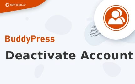 Wordpress Plugin BuddyPress - Deactivate Account