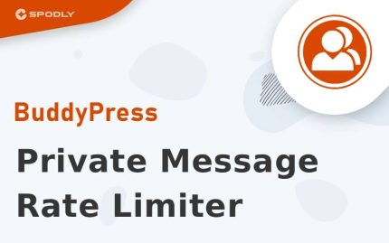 Wordpress Plugin BuddyPress - Private Message Rate Limiter