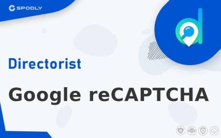 Wordpress Plugin Directorist - Google reCAPTCHA