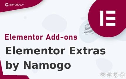 Wordpress Plugin Elementor Add-ons Elementor Extras by Namogo