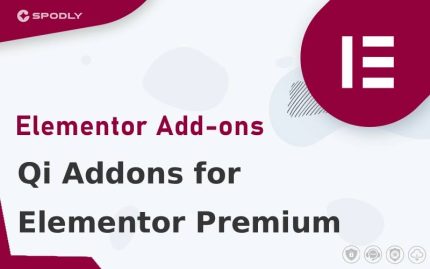 Wordpress Plugin Elementor Add-ons Qi Addons for Elementor Premium