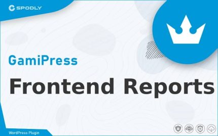 Wordpress Plugin GamiPress - Frontend Reports