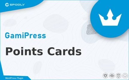 Wordpress Plugin GamiPress - Points Cards