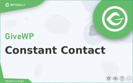 Wordpress Plugin GiveWP - Constant Contact