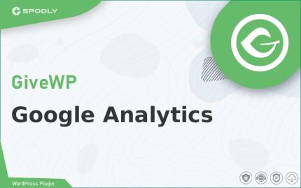 Wordpress Plugin GiveWP - Google Analytics