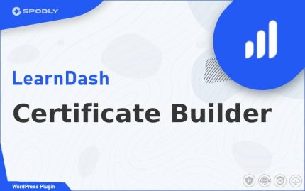 Wordpress Plugin Learndash - Certificate Builder