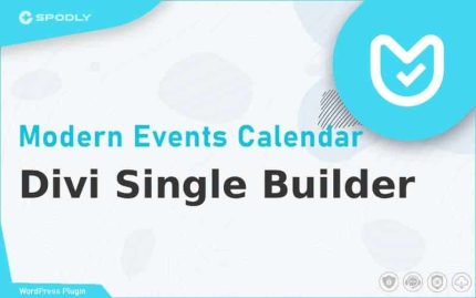 Wordpress Plugin MEC - Divi Single Builder