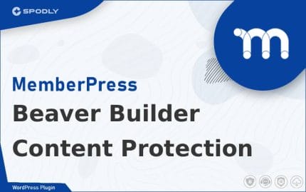 Wordpress Plugin MemberPress - Beaver Builder Content Protection
