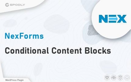 Wordpress Plugin NEX-Forms - Conditional Content Blocks