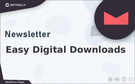 Wordpress Plugin Newsletter - Easy Digital Downloads
