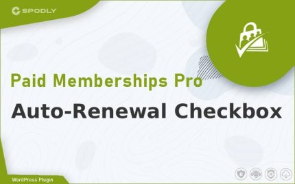 Wordpress Plugin Paid Memberships Pro - Auto-Renewal Checkbox