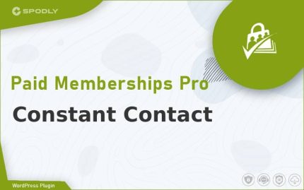 Wordpress Plugin Paid Memberships Pro - Constant Contact