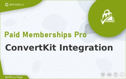 Wordpress Plugin Paid Memberships Pro - ConvertKit Integration