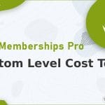 Wordpress Plugin Paid Memberships Pro - Custom Level Cost Text