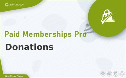 Wordpress Plugin Paid Memberships Pro - Donations
