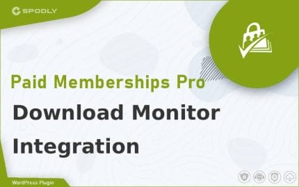 Wordpress Plugin Paid Memberships Pro - Download Monitor Integration
