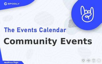 Wordpress Plugin The Events Calendar - Community Events