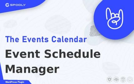 Wordpress Plugin The Events Calendar - Event Schedule Manager