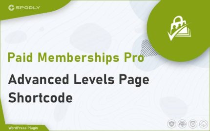 Wordpress Plugin Paid Memberships Pro - Advanced Levels Page Shortcode