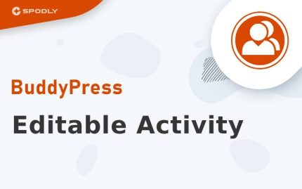 Wordpress PluginBuddyPress - Editable Activity