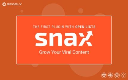 Wordpress plugin Snax