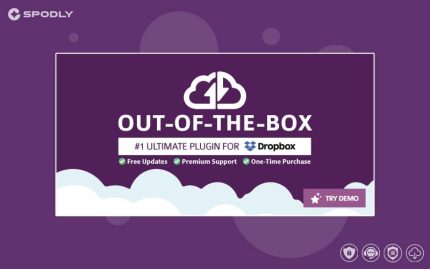 Wordpress plugin WP Cloud Plugin Out-of-the-Box (Dropbox)