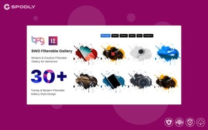 BWD - Filterable Gallery addon for elementor
