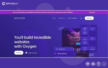Oxygen - WordPress Plugin