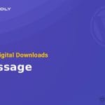 Easy Digital Downloads - Message