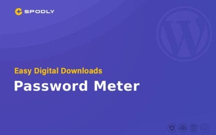 Easy Digital Downloads - Password Meter