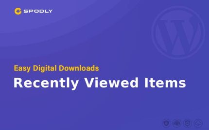 Easy Digital Downloads - Recently Viewed Items