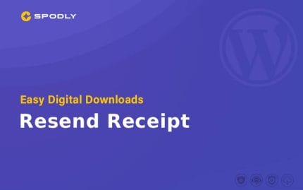 Easy Digital Downloads - Resend Receipt
