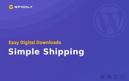 Easy Digital Downloads - Simple Shipping