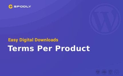 Easy Digital Downloads - Terms Per Product