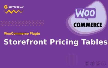 WooCommerce Plugin WooCommerce Storefront Pricing Tables