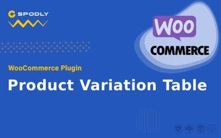 WooCommerce Plugin Woocommerce - Product Variation Table