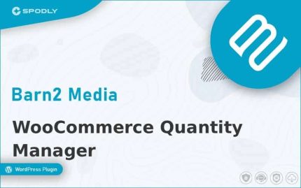 Wordpress Plugin Barn2 - WooCommerce Quantity Manager