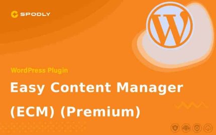 Wordpress Plugin Easy Content Manager (ECM) (Premium)