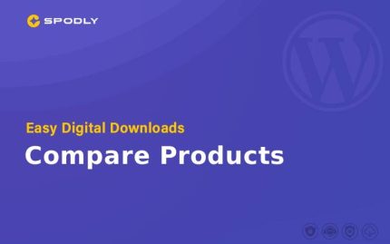 Wordpress Plugin Easy Digital Downloads - Compare Products
