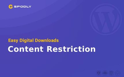 Wordpress Plugin Easy Digital Downloads - Content Restriction